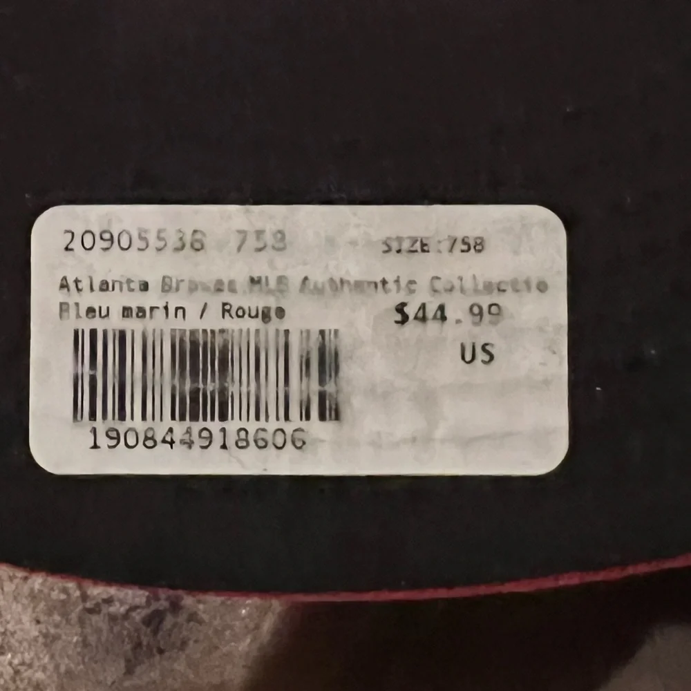 Atlanta Braves flat bill hat